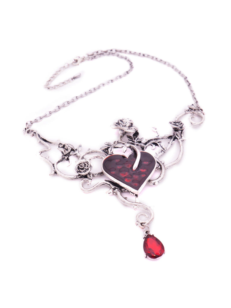 Halloween Heart Alloy Vintage Necklace — vintage elegance for the modern woman