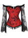 Halloween Steampunk Lace Patchwork Corset — vintage elegance for the modern woman