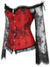 Halloween Steampunk Lace Patchwork Corset: timeless style reimagined