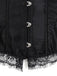 Halloween Steampunk Lace Patchwork Corset — vintage elegance for the modern woman