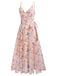 Light Pink Butterfly Strap Lace-up Vintage Dress — vintage elegance for the modern woman