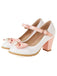 Mary Jane Bowknot Chunky Heels Shoes: timeless style reimagined