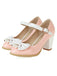 Mary Jane Bowknot Chunky Heels Shoes: timeless style reimagined