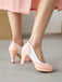 Mary Jane Patchwork High Heels Shoes: timeless style reimagined