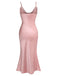 Pink 1930s Halloween Blood Fishtail Dress — vintage elegance for the modern woman