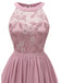 Pink 1950s Floral Lace Swing Dress — vintage elegance for the modern woman