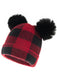 & Plaid Hairball Knitted Parent Hat: timeless style reimagined