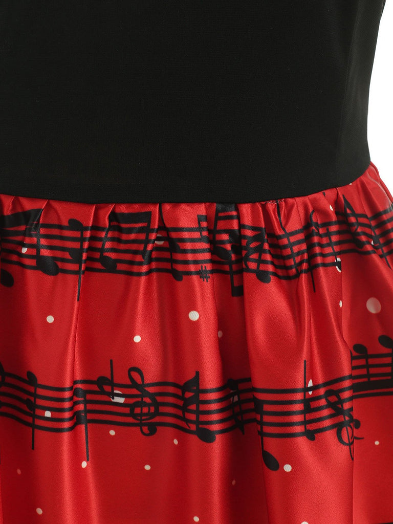 Red 1950s Christmas Cat Swing Dress: timeless style reimagined