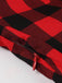 Red 1950s Plaid Bowknot Swing Dress: timeless style reimagined