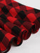 Red 1950s Plaid Bowknot Swing Dress — vintage elegance for the modern woman