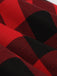 Red 1950s Plaid Bowknot Swing Dress: timeless style reimagined