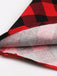 Red 1950s Plaid Bowknot Swing Dress — vintage elegance for the modern woman