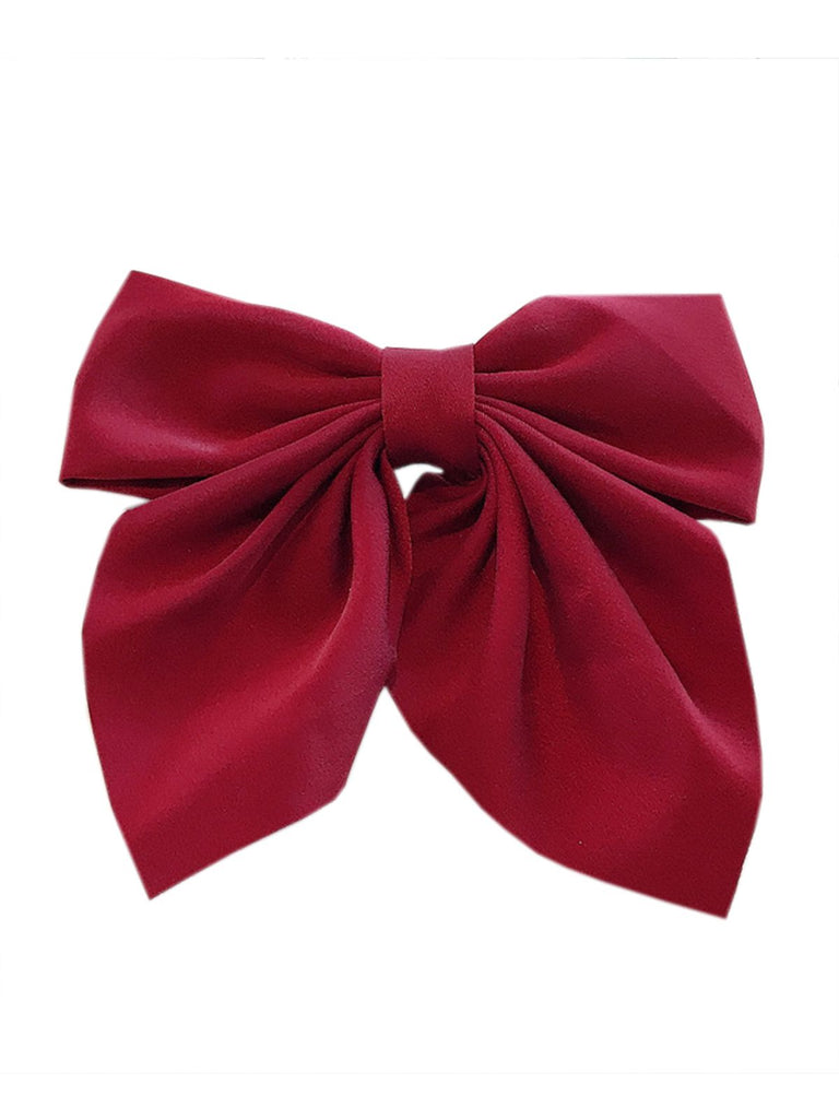 Retro All-match Solid Bow Hairpin: timeless style reimagined