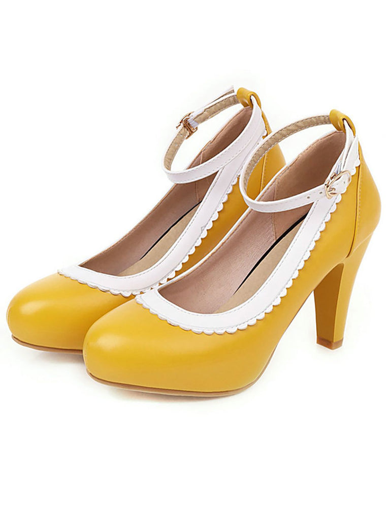 Retro Ankle Strap High Heels Shoes — vintage elegance for the modern woman