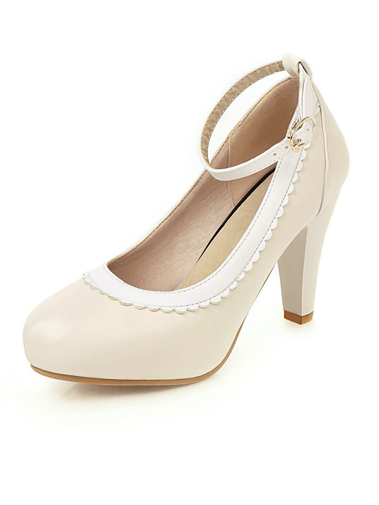 Retro Ankle Strap High Heels Shoes — vintage elegance for the modern woman