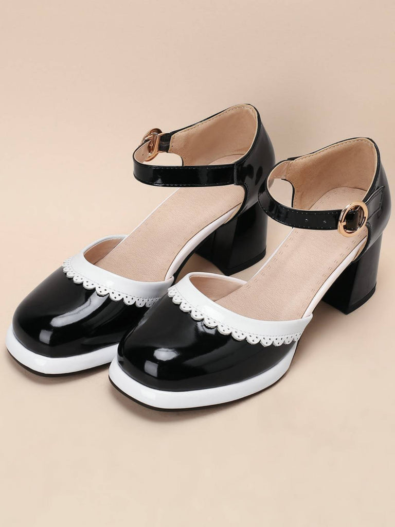 Retro Ankle Strap High Heels Shoes — vintage elegance for the modern woman