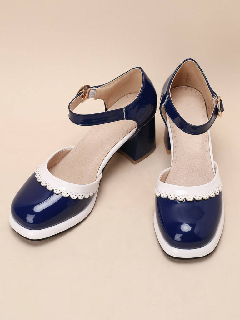 Retro Ankle Strap High Heels Shoes: timeless style reimagined