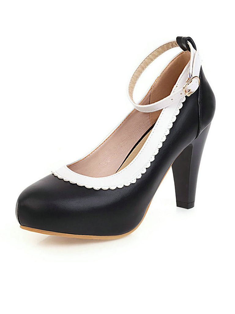 Retro Ankle Strap High Heels Shoes — vintage elegance for the modern woman