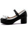 Retro Bow Non-slip High Heel Shoes, classic vintage style elegant retro fashion - Image 12
