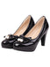 Retro Bow Pearl High Heels Shoes: timeless style reimagined