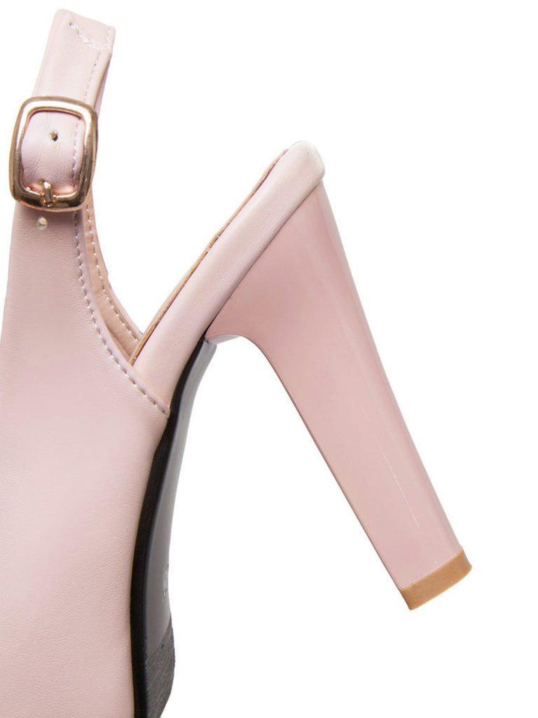 Retro Bow Slingback Peep Toe Shoes — vintage elegance for the modern woman
