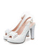 Retro Bow Slingback Peep Toe Shoes — vintage elegance for the modern woman
