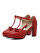 Retro Bow T-Strap High Heels Shoes — vintage elegance for the modern woman