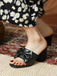 Retro Bowknot Chunky Heels Sandals — vintage elegance for the modern woman