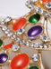 Retro Christmas Trees Rhinestone Brooch — vintage elegance for the modern woman