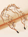 Retro Crystal Beads Elasticity Headband — vintage elegance for the modern woman