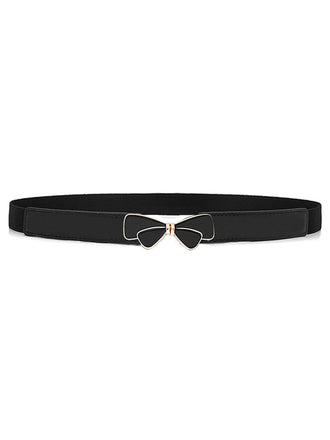 Retro Elasticity Bow Belts: timeless style reimagined