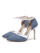 Retro Fabric Pointed High Heel Shoes — vintage elegance for the modern woman