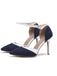 Retro Fabric Pointed High Heel Shoes: timeless style reimagined