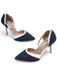 Retro Fabric Pointed High Heel Shoes: timeless style reimagined