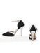 Retro Fabric Pointed High Heel Shoes: timeless style reimagined