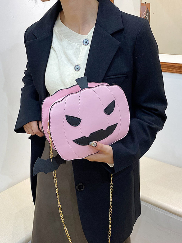 Retro Halloween Pumpkin Shoulder Bag - vintage fashion, retro style
