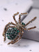 Retro Halloween Spider Rhinestone Brooch: timeless style reimagined