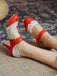Retro Hollow Out Ankle Strap High Heels Shoes: timeless style reimagined