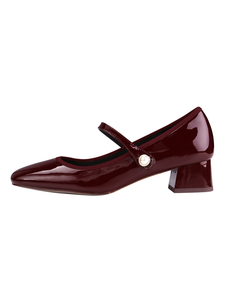 Retro Instep Strap Patent Leather Shoes — vintage elegance for the modern woman