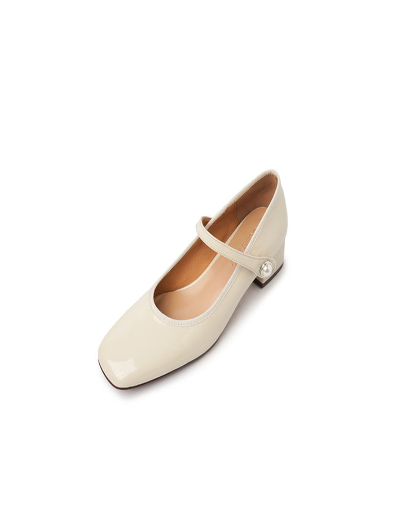 Retro Instep Strap Patent Leather Shoes — vintage elegance for the modern woman