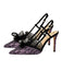 Retro Lace Décor Sling Back Shoes: timeless style reimagined