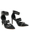 Retro Lace-up Button Décor Pointed Shoes: timeless style reimagined