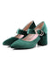 Retro Mary Jane Chunky High Heel Shoes — vintage elegance for the modern woman