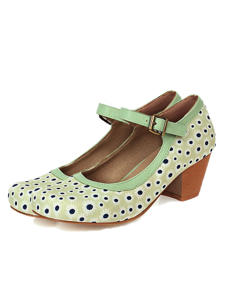 Retro Mid Heels Mary Jane Shoes — vintage elegance for the modern woman
