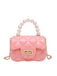 Retro Pearl Argyle Chain Strap Mini Handbag: timeless style reimagined