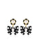 Retro Polka Dots Bow Pearls Earrings, vintage fashion, retro style - perfect for women who love vintage and retro fashion