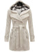 Retro Solid Belt Double-breasted Coat — vintage elegance for the modern woman