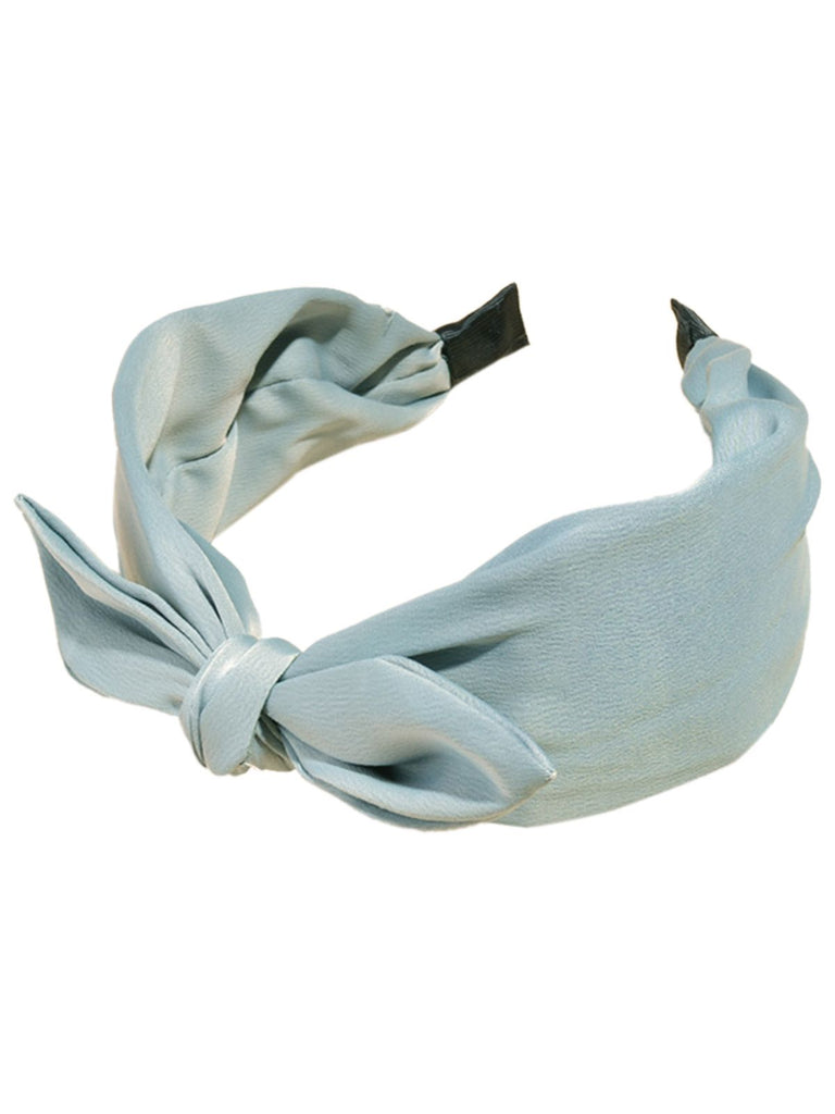Retro Solid Knotted Bowknot Headband: timeless style reimagined