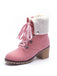 Retro Solid Lace-up Martin Boots — vintage elegance for the modern woman