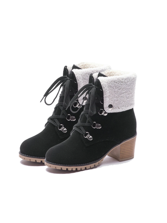 Retro Solid Lace-up Martin Boots: timeless style reimagined